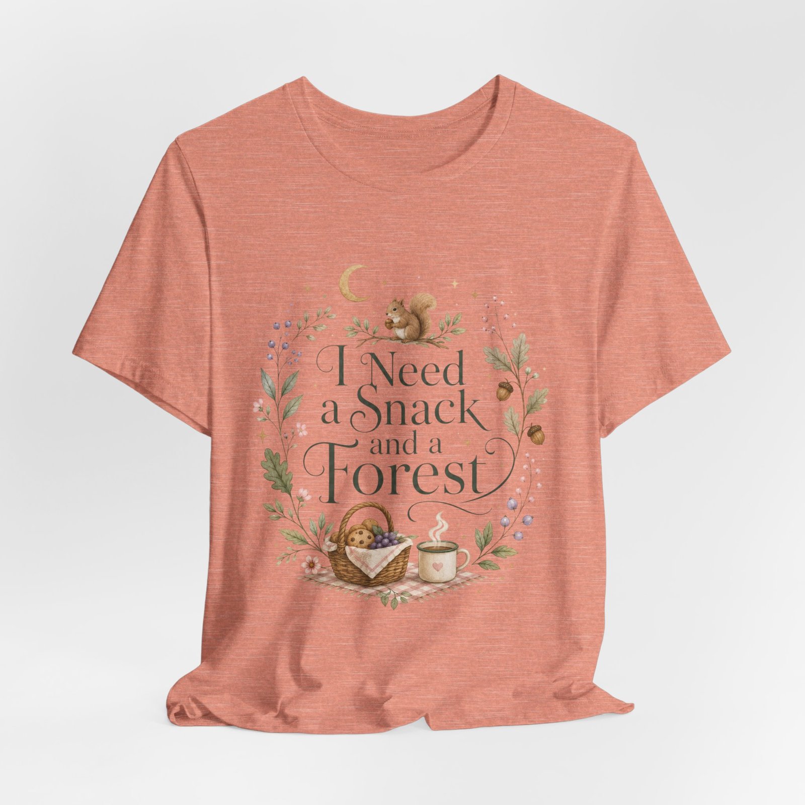 I Need a Snack and a Forest T-Shirt - Image 7