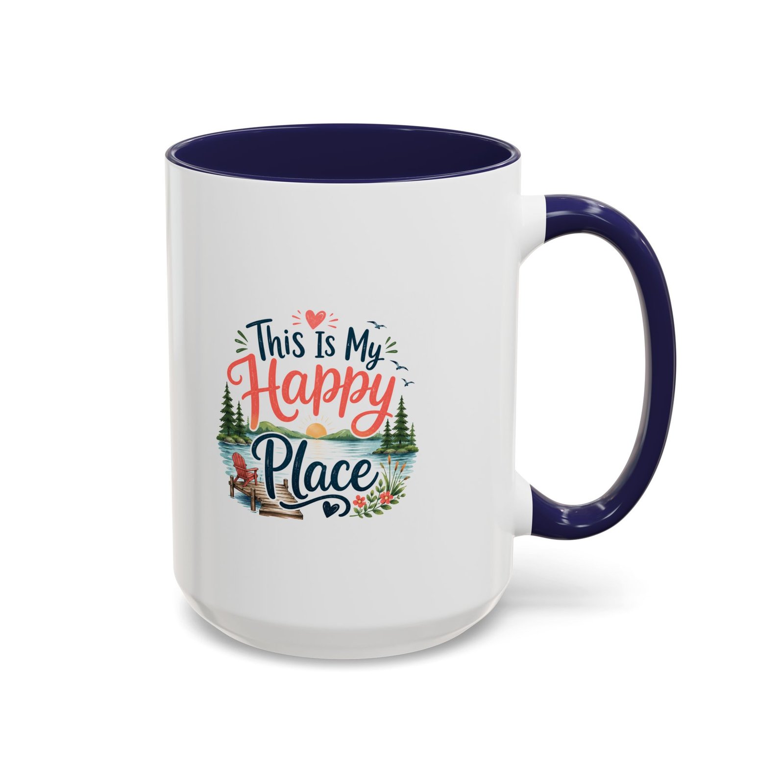 This Is My Happy Place Accent Coffee Mug