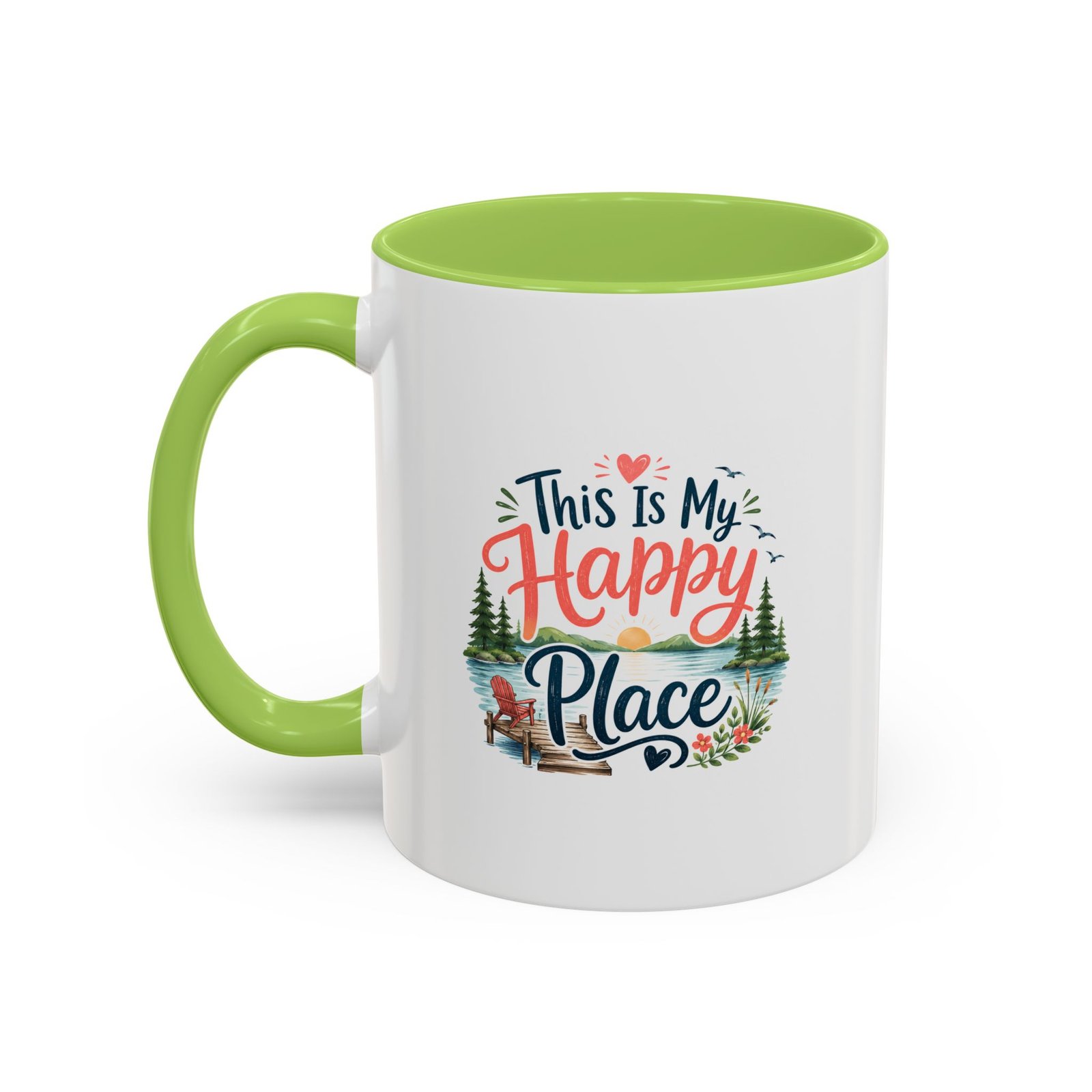 This Is My Happy Place Accent Coffee Mug - Image 44