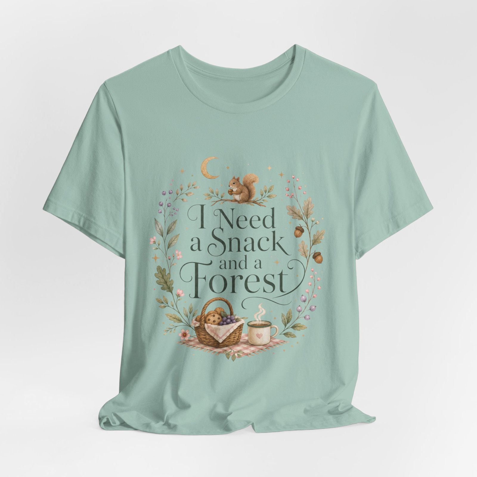 I Need a Snack and a Forest T-Shirt - Image 2
