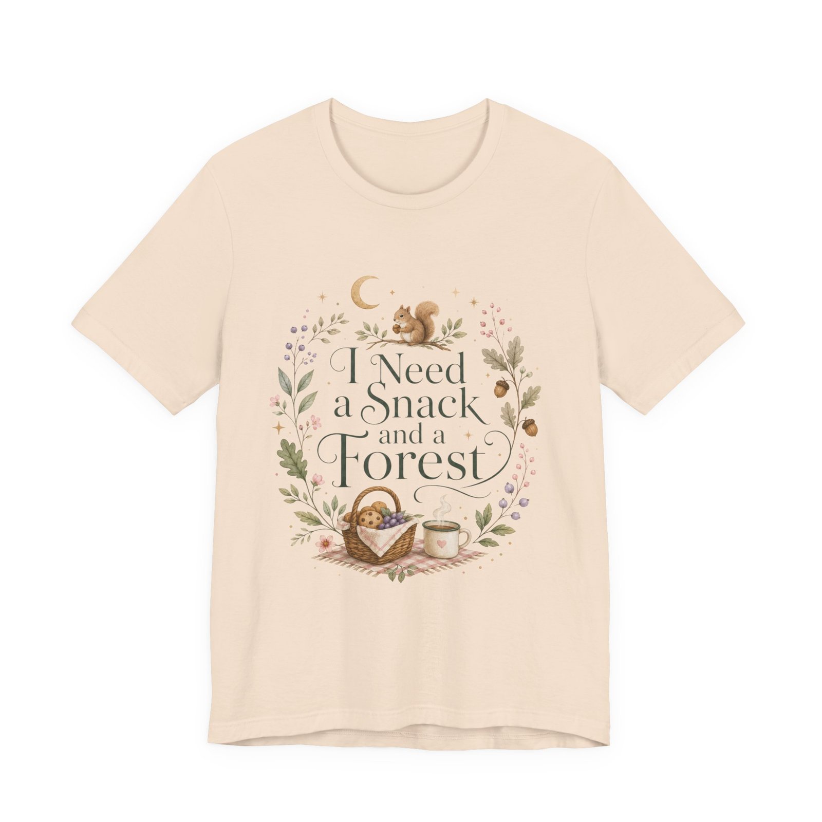 I Need a Snack and a Forest T-Shirt - Image 8