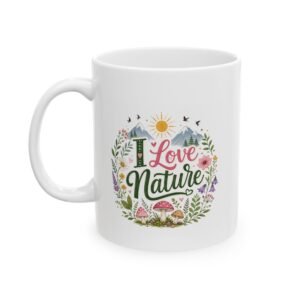I Love Nature Ceramic Mug