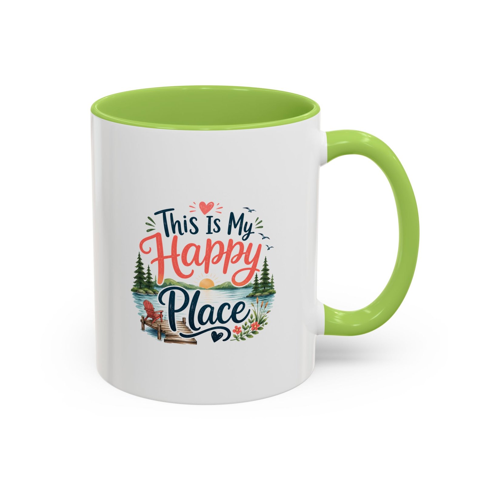 This Is My Happy Place Accent Coffee Mug - Image 43