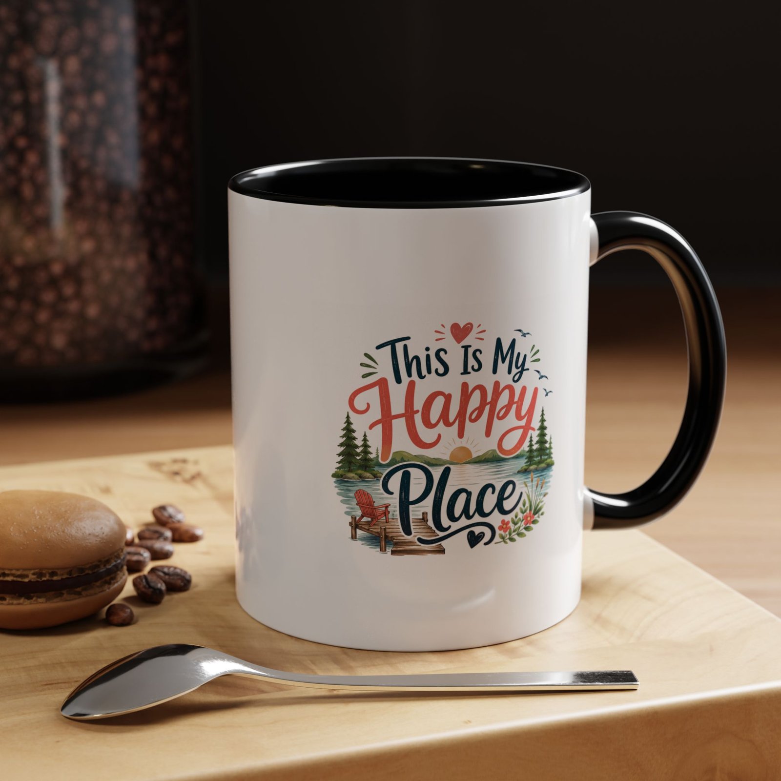This Is My Happy Place Accent Coffee Mug - Image 9