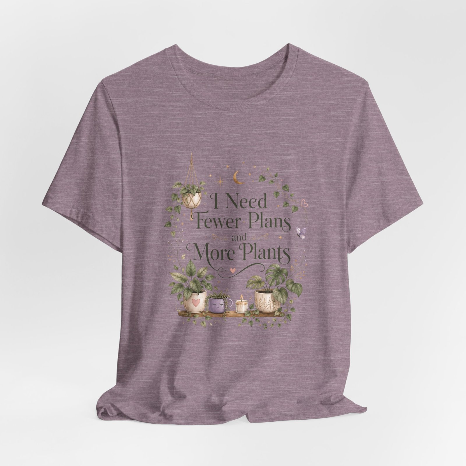 I Need Fewer Plans and More Plants T-Shirt - Image 6