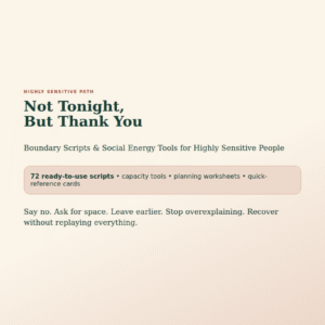 Not Tonight, But Thank You Printable Toolkit cover
